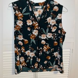 Calvin Klein floral blouse